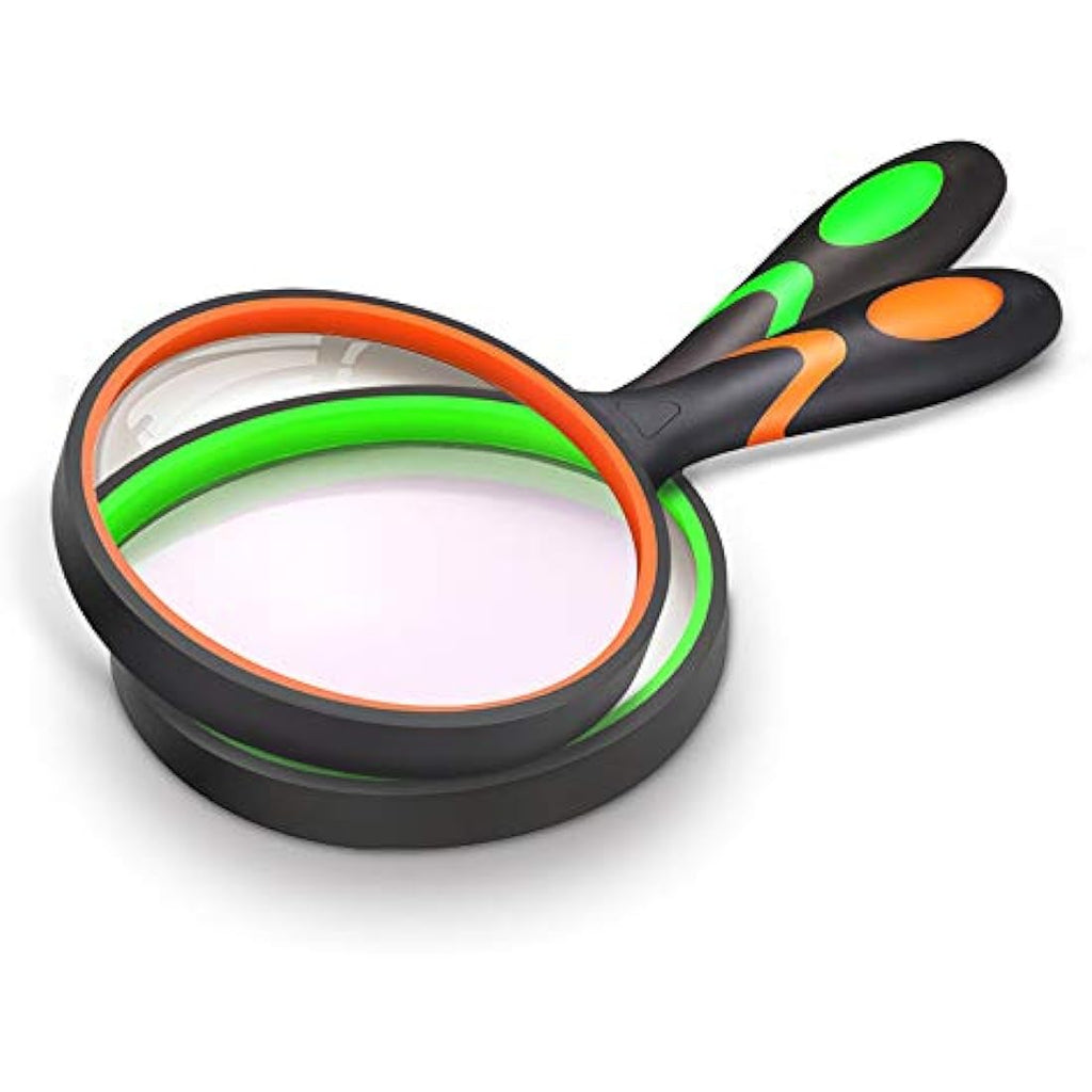10X Handheld Magnifying Glass – 75mm Shatterproof Reading Lens