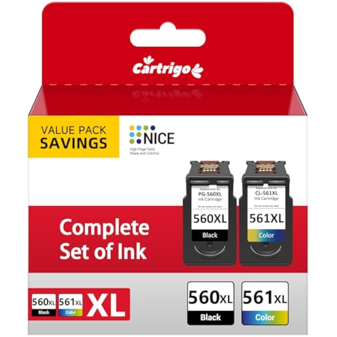 CARTRIGO PG-560XL CL-561XL Ink Cartridges for Canon Pixma TS5350 TS7450