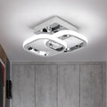 EIDISUNY Modern Square LED Ceiling Light – 22W Cool White Flush Mount