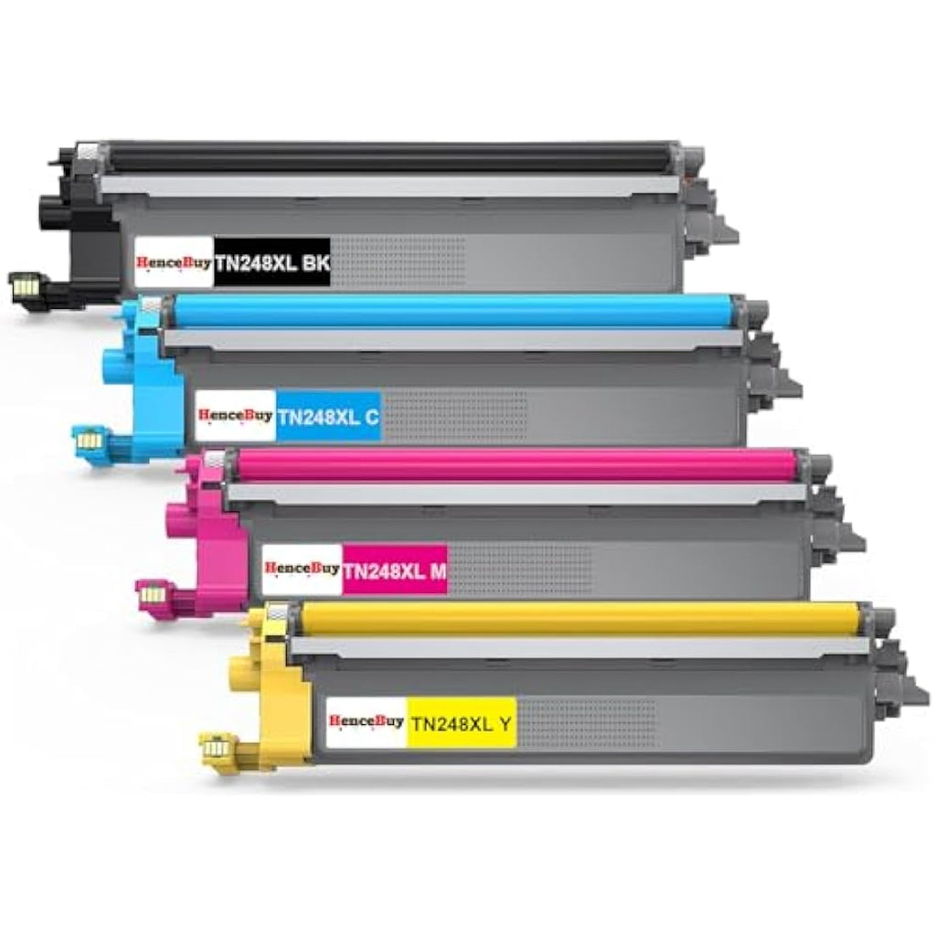 HenceBuy TN248XL Toner Cartridges for Brother HL-L3220CWE MFC-L8390CDW | 4 Pack