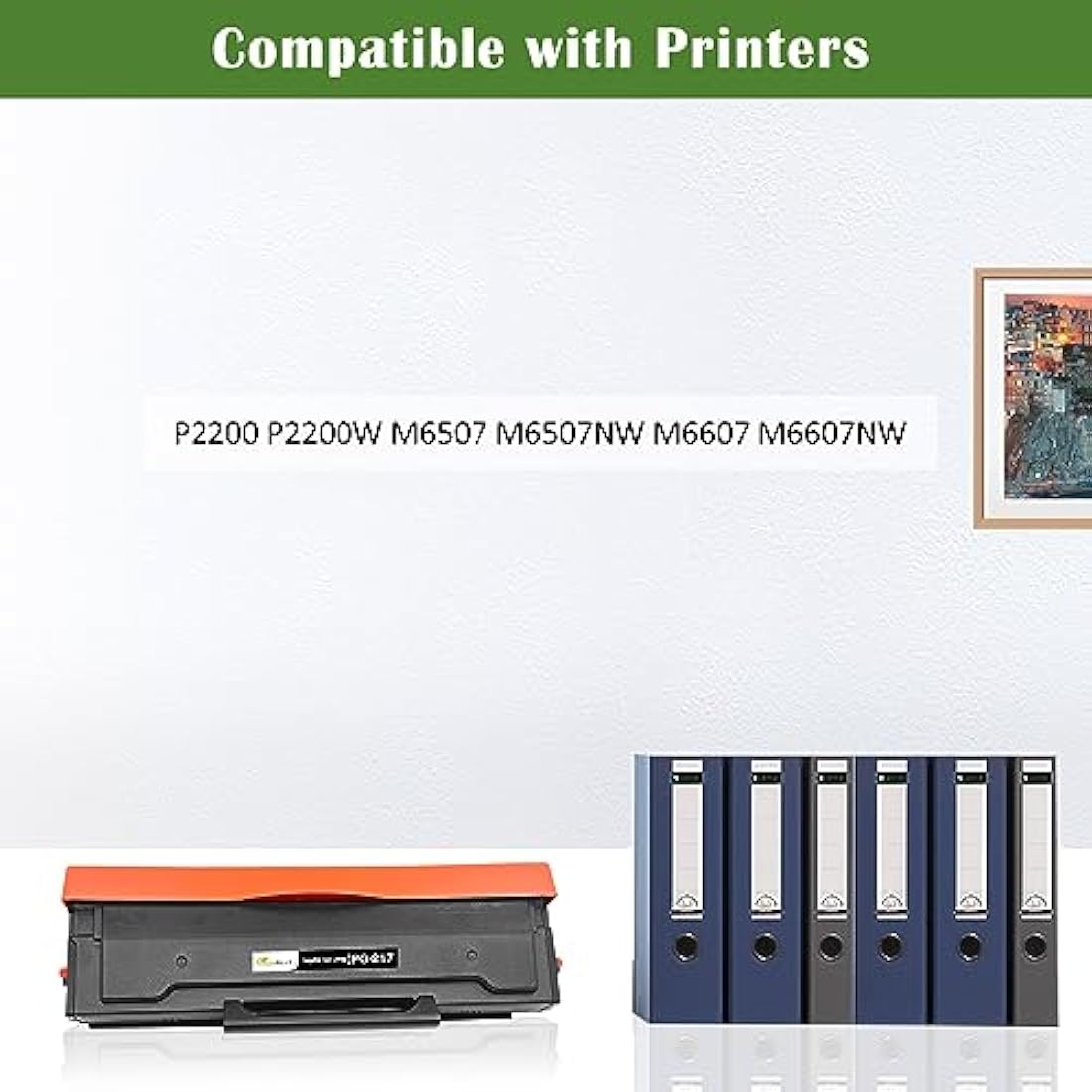 GREENPRINT PG-217 Compatible Black Toner Cartridge 2-Pack for P2200 M6507