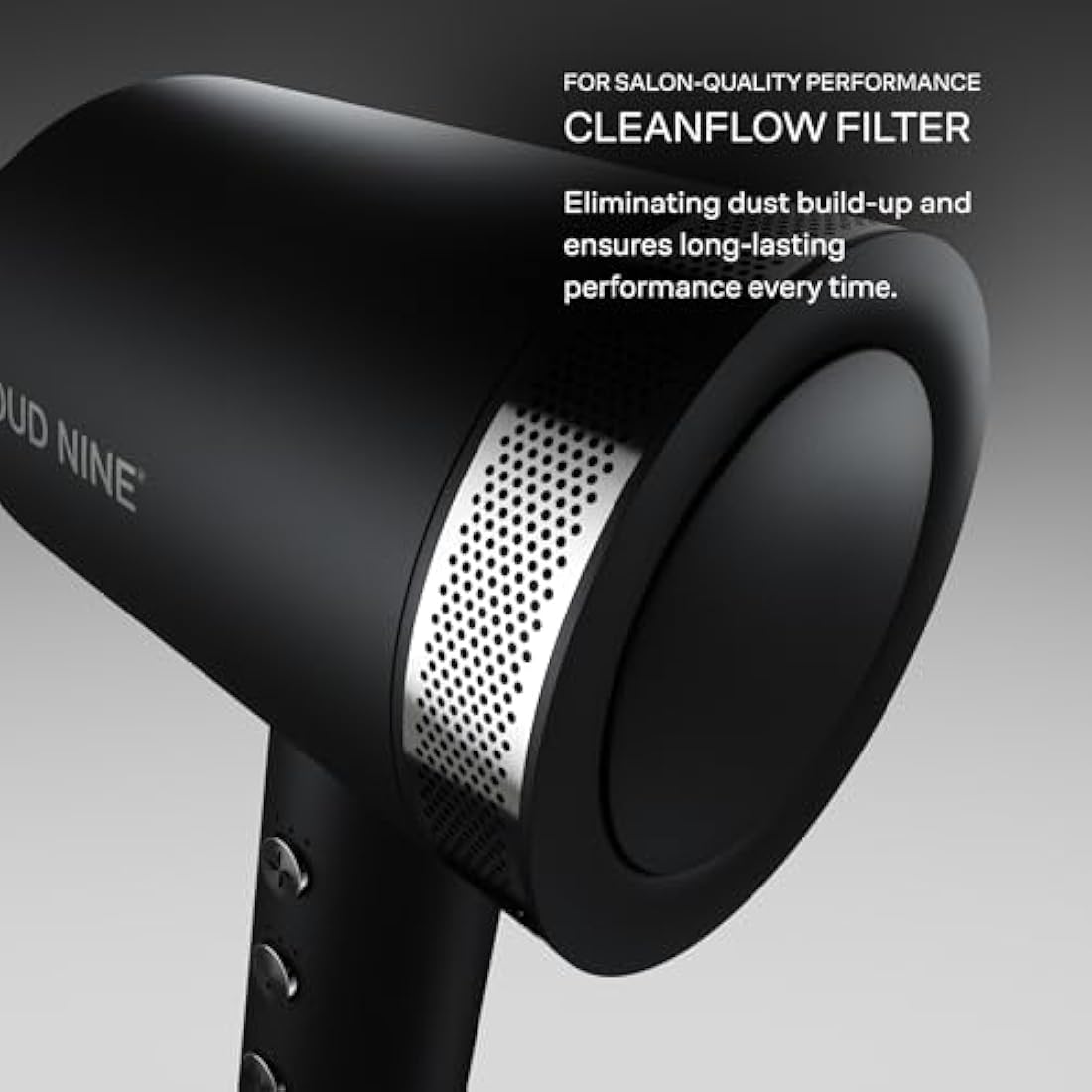 CLOUD NINE Airshot Pro Hair Dryer | 1600W Eco-Precision Motor & Diffuser