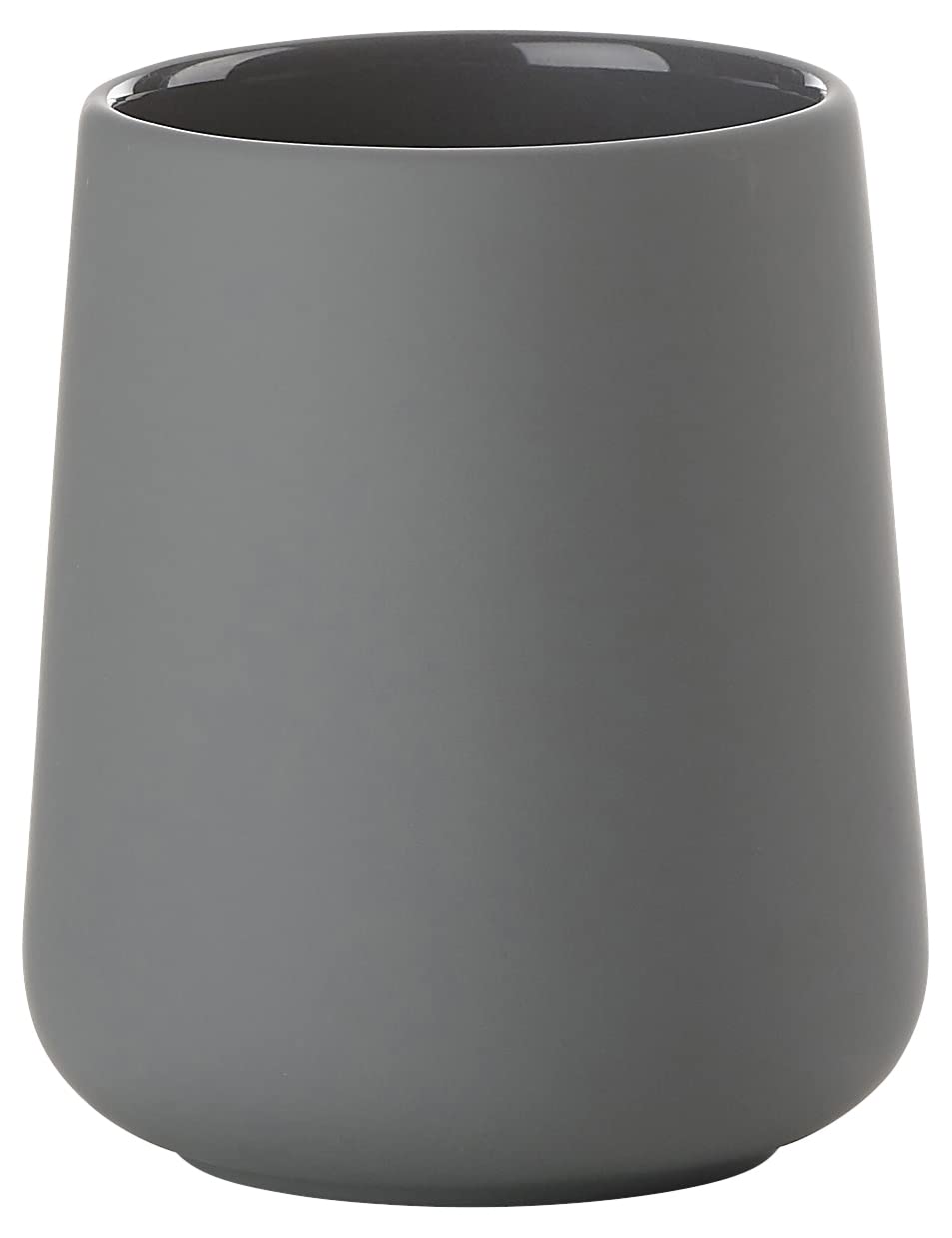 Zone Denmark Nova One Ceramic Toothbrush Cup | Soft Touch Grey