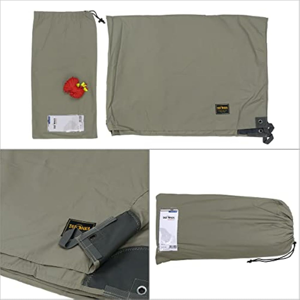 Tatonka Tarp 1 TC – Polycotton Camping Shelter (425 x 445 cm) – Beige