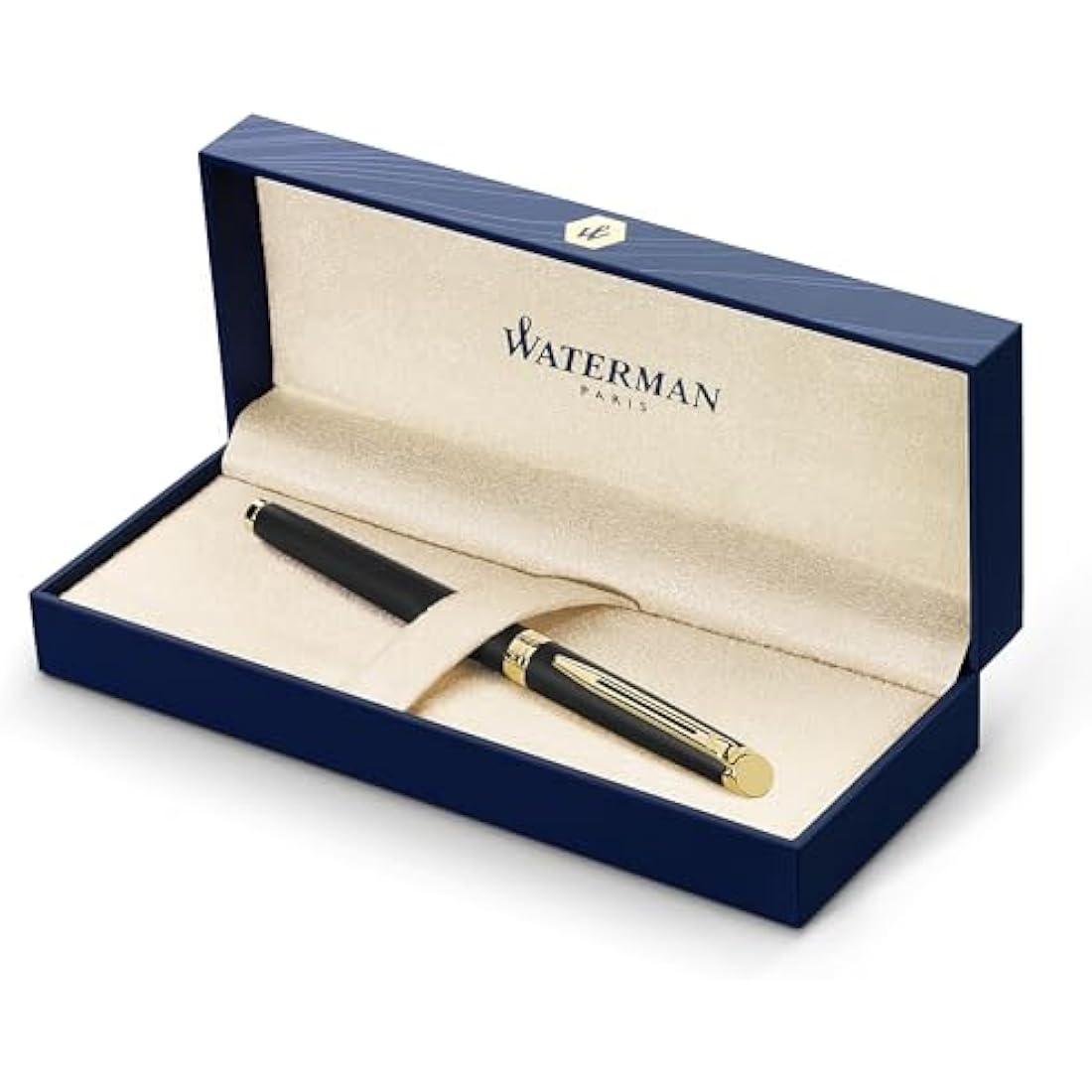 Waterman Hemisphere Rollerball Pen | Matte Black & 23k Gold Trim