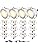 INDARUN Warm White LED Decking Lights - IP67 Waterproof Plinth Kit (16 Pack)