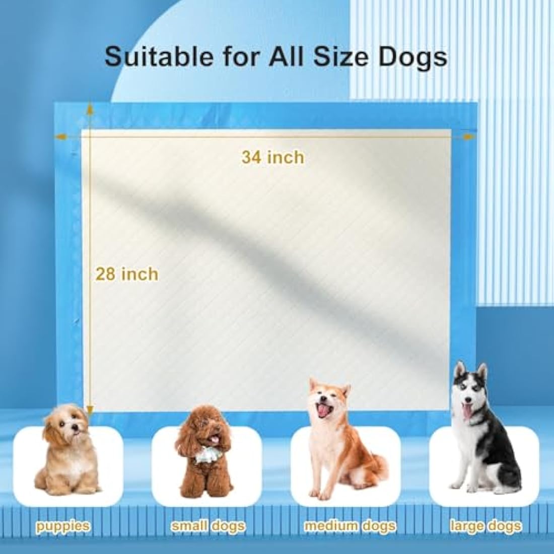 Gardner Pet Extra Large Puppy Pads | 70x85cm Ultra Absorbent (50 Pack)