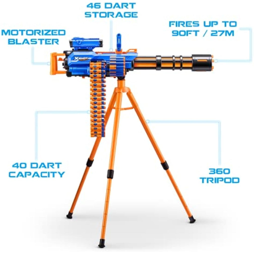 ZURU XSHOT Insanity Motorized Rage Fire Blaster with 72 Darts