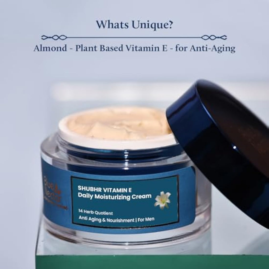 Blue Nectar Anti Aging Cream for Men | Natural Firming Moisturizer - 50g