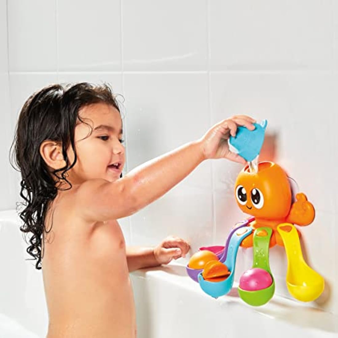 Toomies 7-in-1 Activity Octopus Bath Toy – Educational Water Play