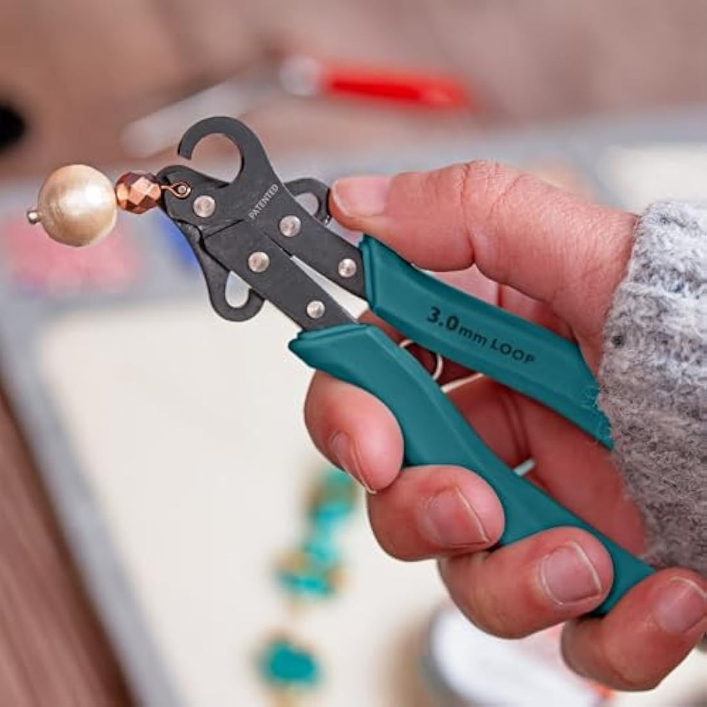 The Beadsmith One Step Looper – 3mm Jewelry Making Pliers for 18-26g Wire