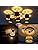 KOOYWAN Black Crown G80 LED Globe Bulb - Dimmable 2700K Warm White 4-Pack