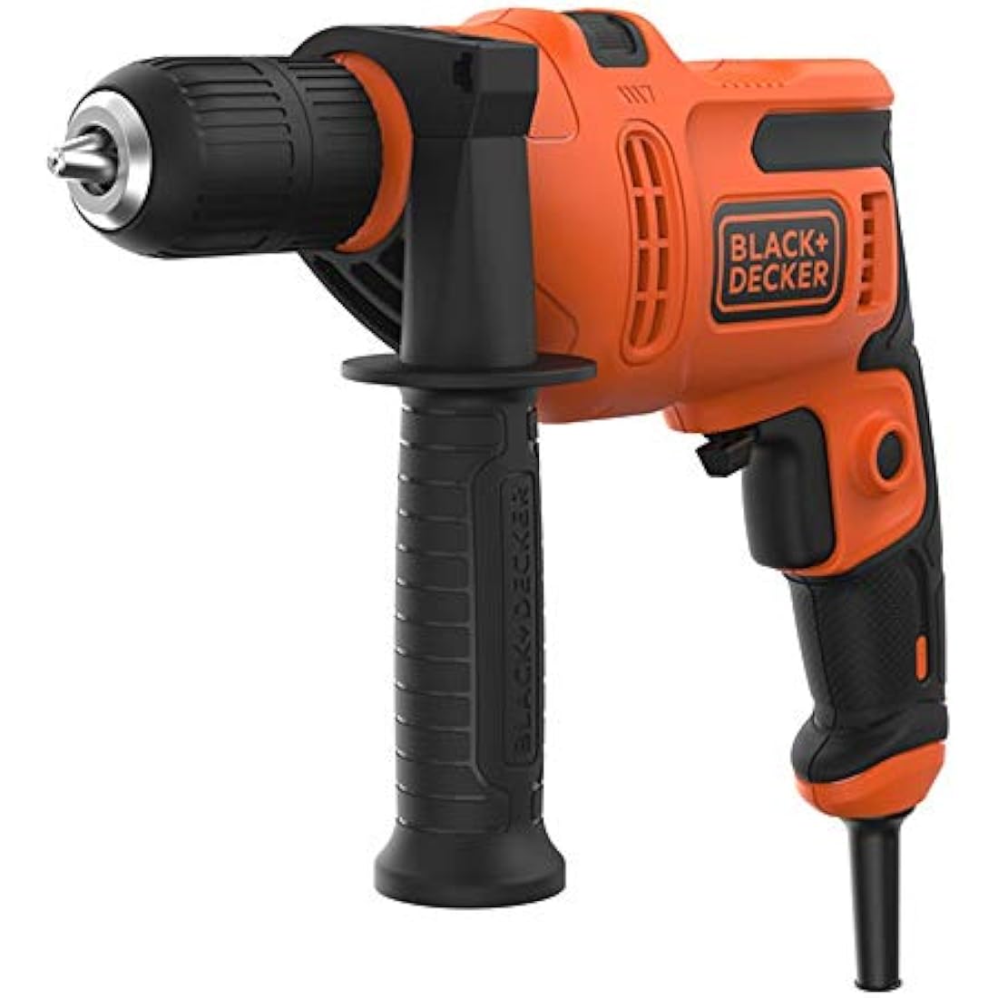 BLACK+DECKER 500W Electric Hammer Drill for Masonry & Concrete – BEH200-GB