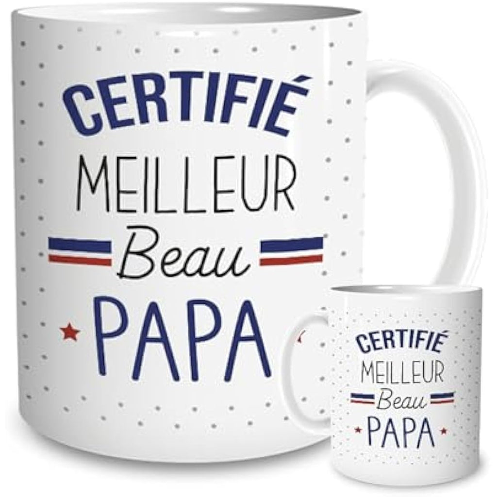 Mug en Céramique Meilleur Beau Papa – Tasse Jolof Store Imprimée