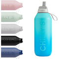 Chilly's Series 2 Flip Water Bottle – Insulated Stainless Steel, 1L