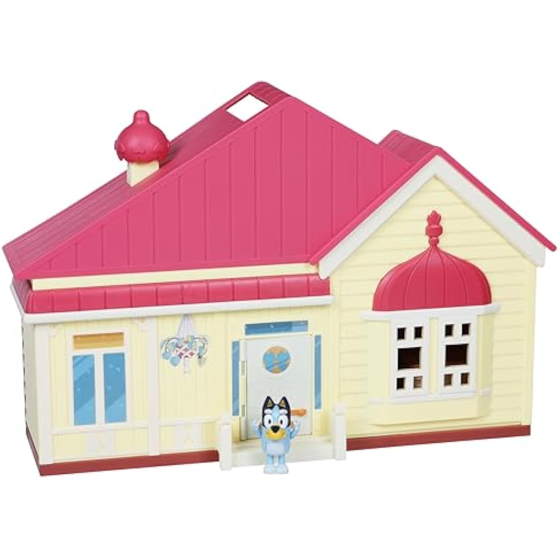 Bluey Heeler Family Home Playset – 4-Room Dollhouse with Action Figure