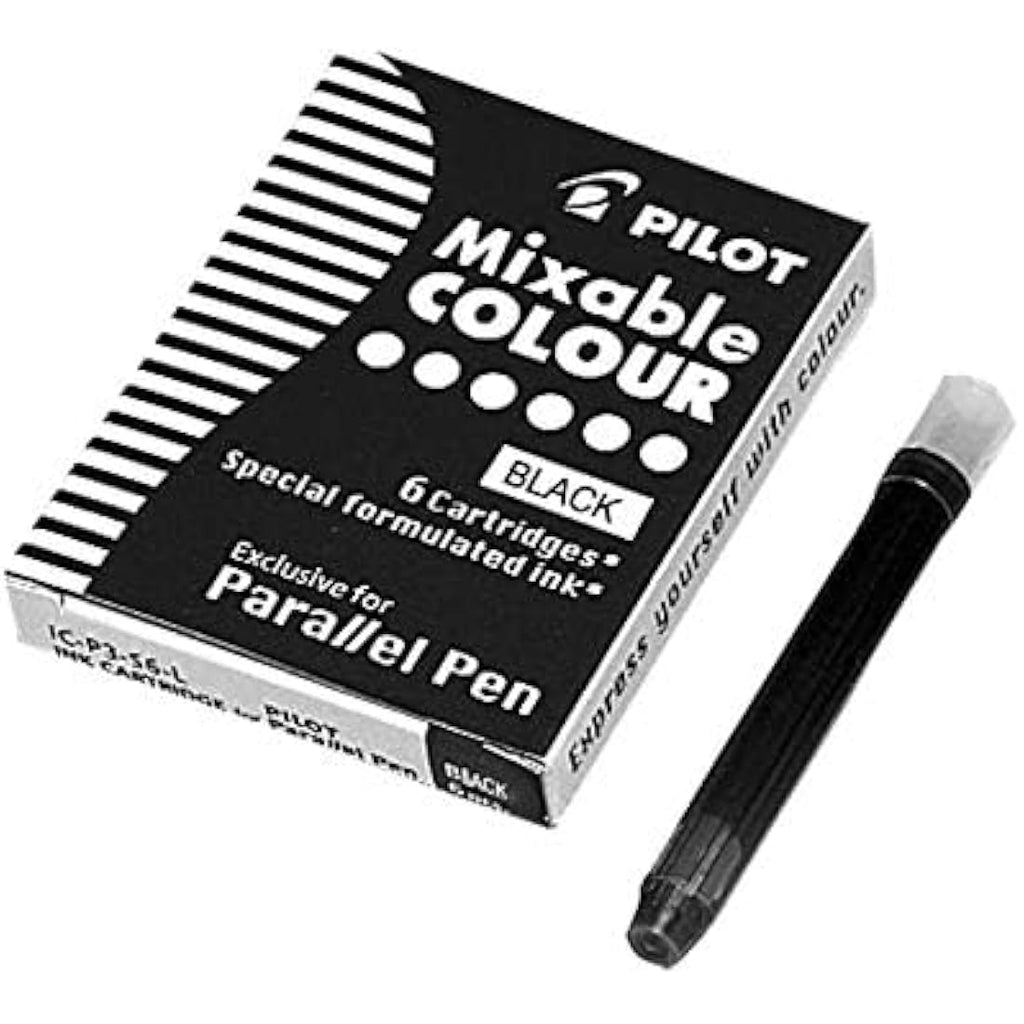 Pilot Parallel Pen Calligraphy Set - 4 Nib Sizes with 18 Ink Cartridges