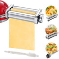 Jolof Store Stainless Steel Pasta Maker Attachment for KitchenAid Mixers