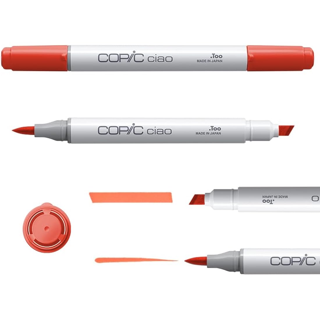Copic Ciao 12-Piece Graphic Marker Set with Official Guide Book