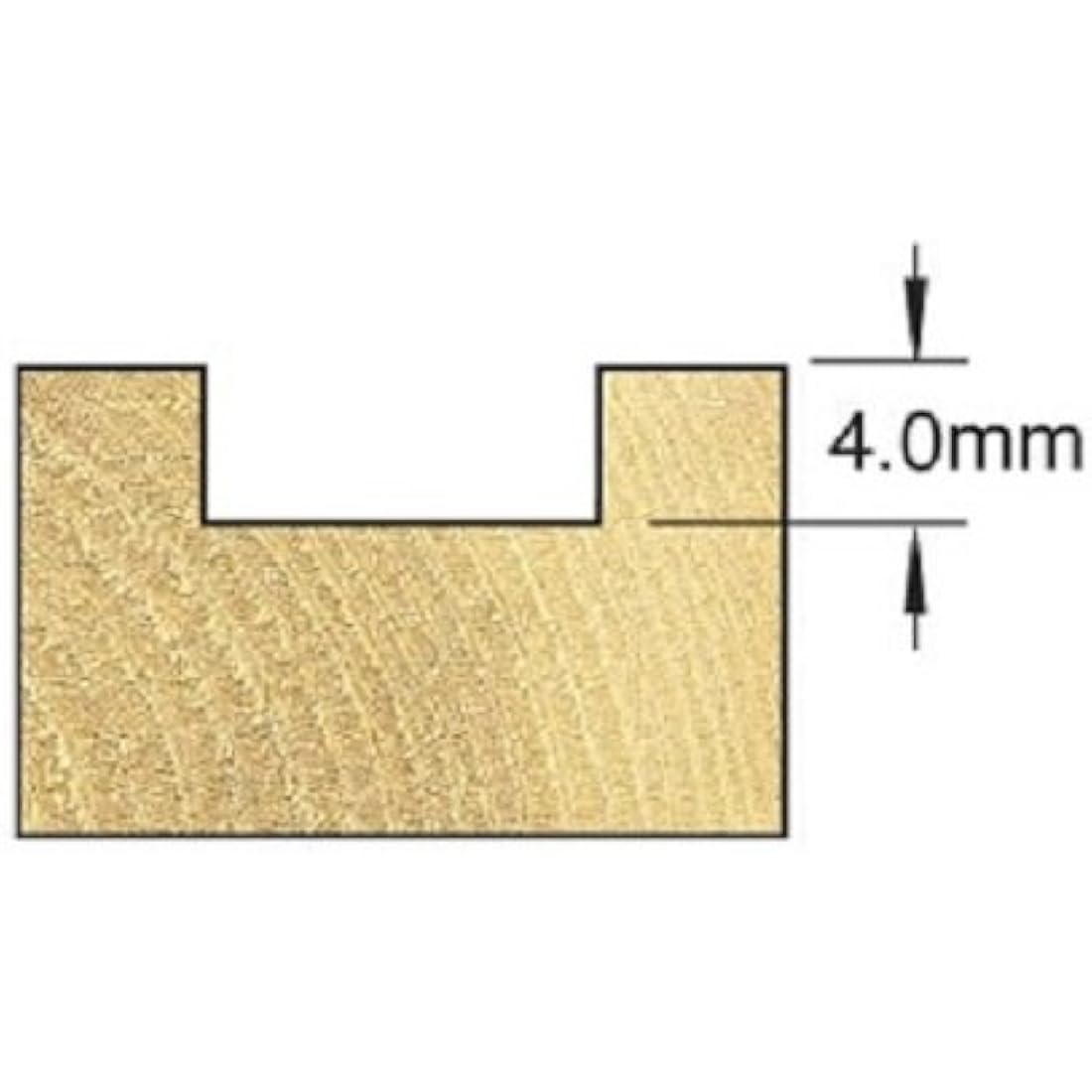 Trend CraftPro Intumescent Router Cutter - 1/4 Inch Shank Carbide Bit