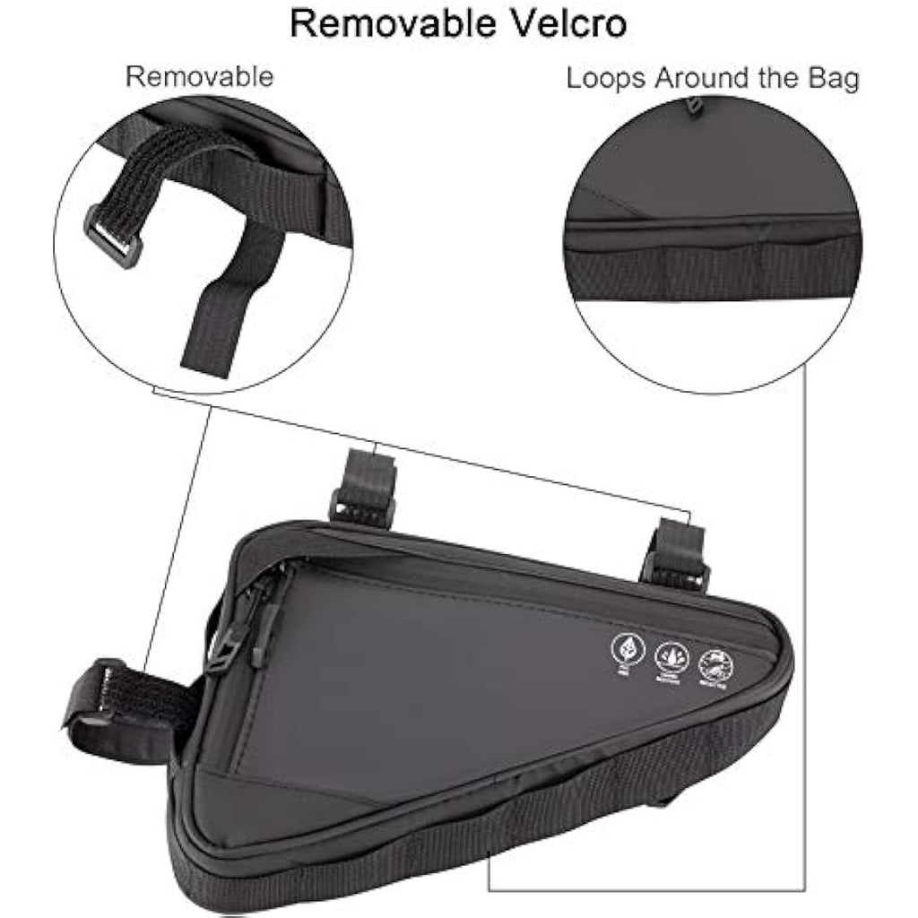 Eyein Bike Triangle Frame Bag – Waterproof Reflective Cycling Tube Pouch
