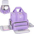Jolof Store Purple Nail Polish Case – Double Layer 80 Bottle Organizer Bag