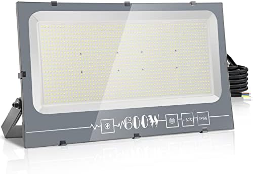 600W LED Floodlight – 3000K Warm White IP65 Security Light