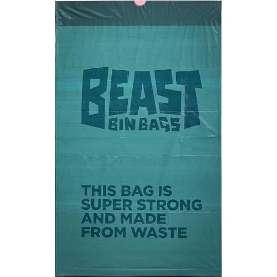 Beast Bin Bags – 30L Recycled Blue Drawstring Bin Liners (100 Pack)