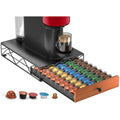 HFHOME Metal Coffee Pod Holder Drawer for 50 Nespresso Vertuo Capsules