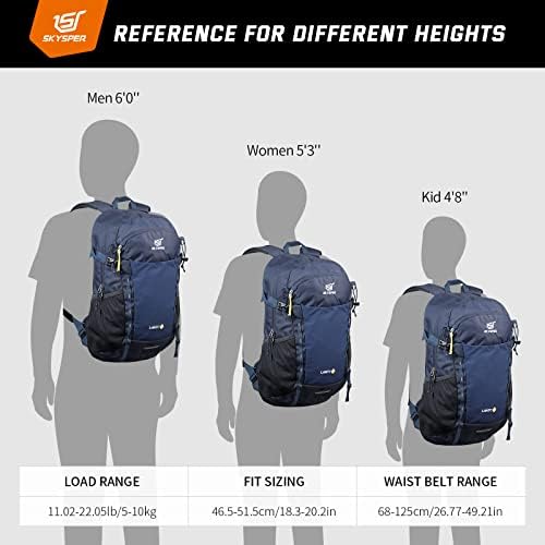 SKYSPER 30L Hiking Backpack – Lightweight Travel Rucksack for Men Women