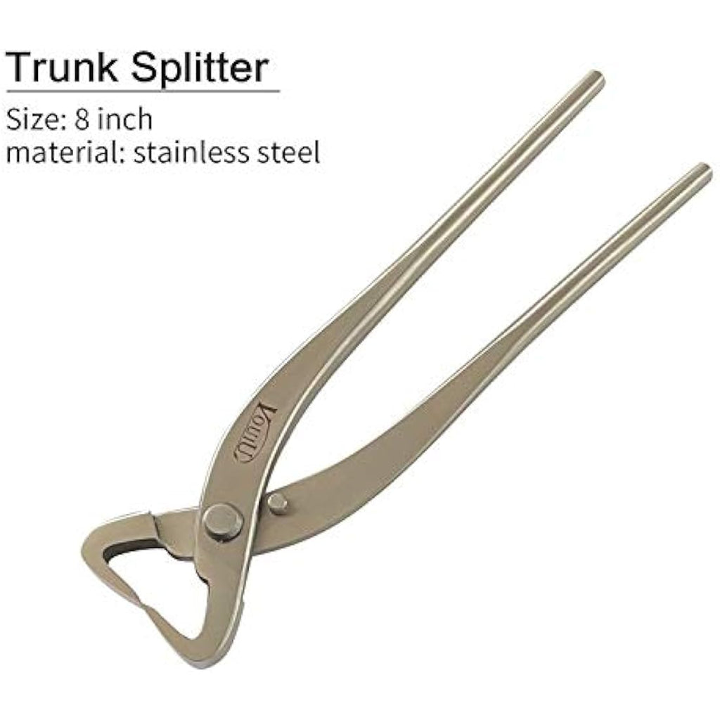 Jolof Store 6-Piece Stainless Steel Bonsai Tool Set with 210mm Cutters