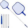 Jsdoin Pool Skimmer Net – 48 Inch Adjustable Pole Fine Mesh Leaf Net