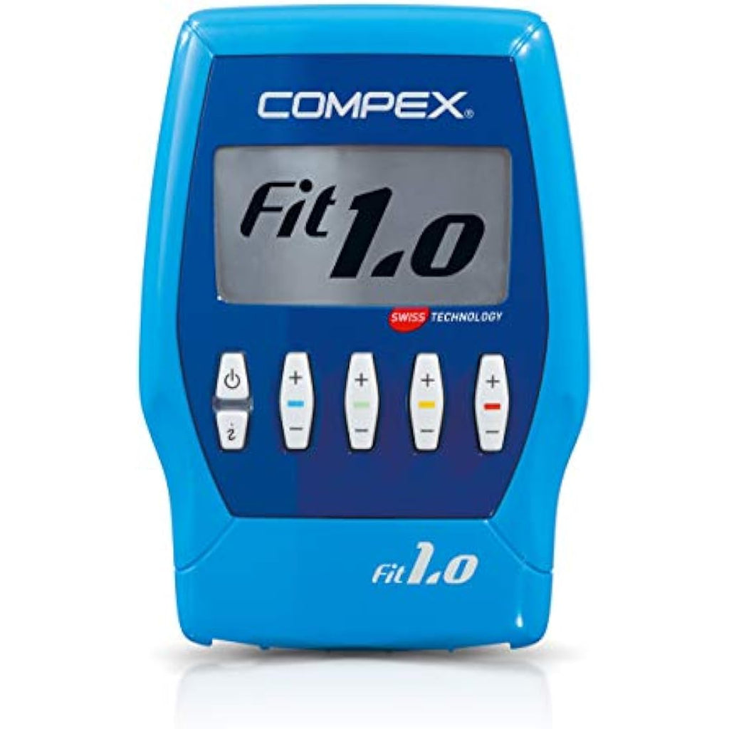 Compex FIT 1.0 Muscle Stimulator | 10-Program TENS Device - Blue