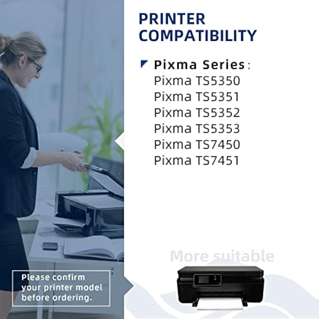 InkSpirit PG-560XL CL-561XL Ink Cartridges for Canon Pixma TS5350 TS7450