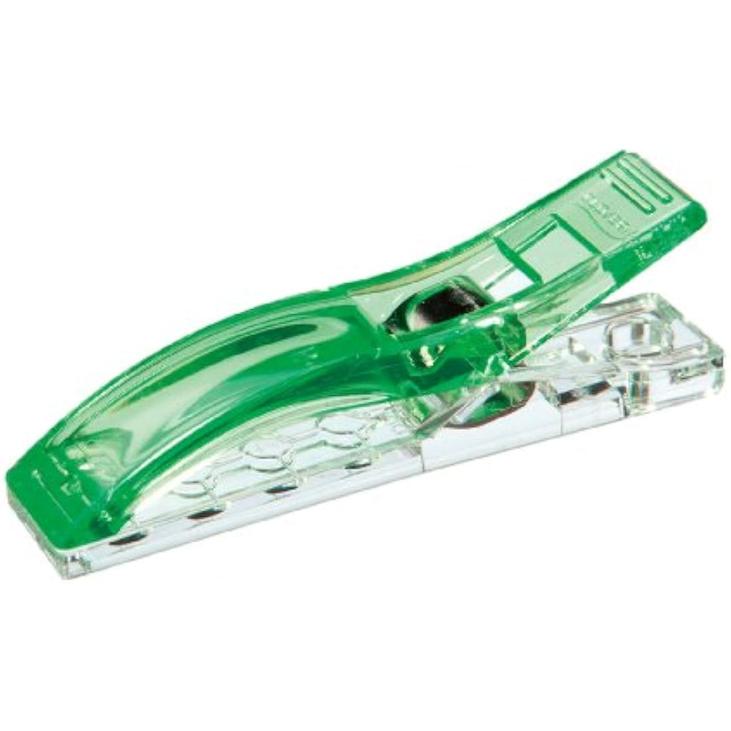 Clover Jumbo Wonder Clips - 24-Piece Green Sewing and Quilting Tools