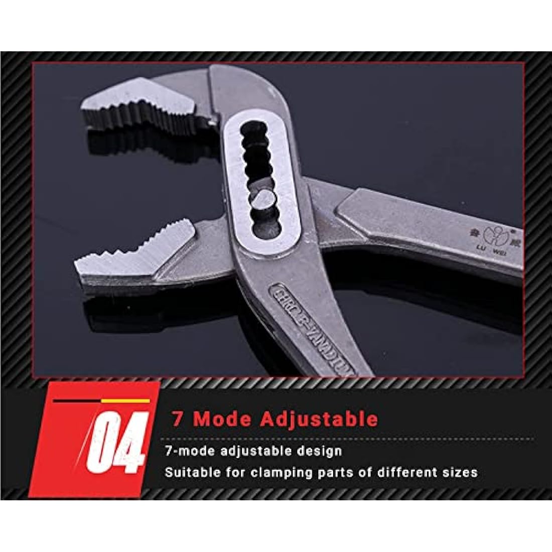 Jolof Store 2-Piece Tongue and Groove Water Pump Pliers Set