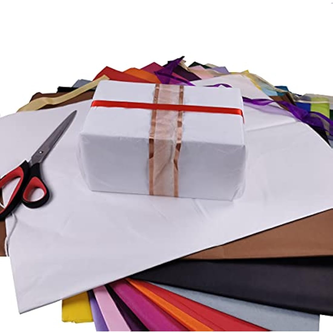 White Tissue Paper – 240 Large Acid Free Sheets 70x50cm