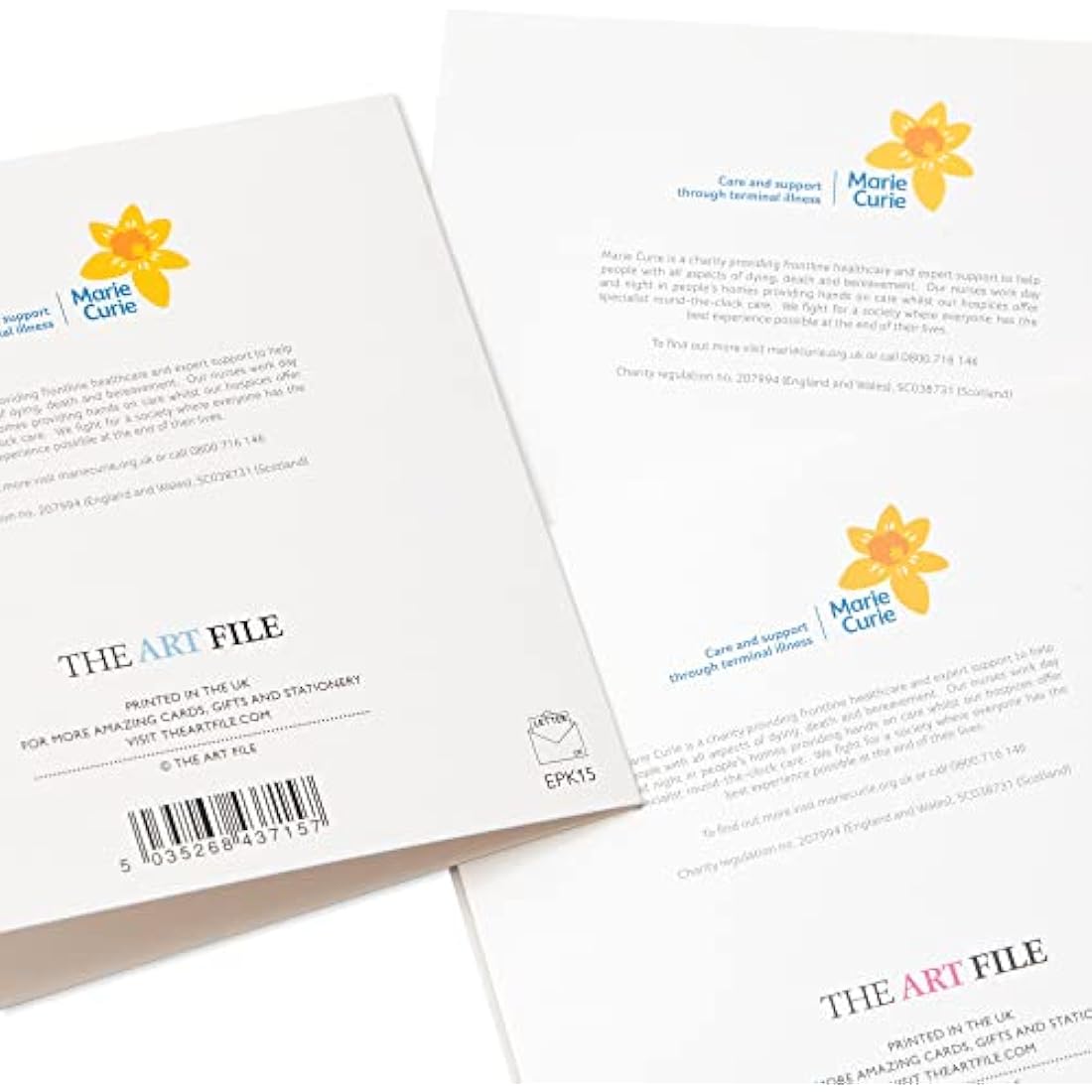 Jolof Store Marie Curie Charity Greeting Cards - 36 Pack Bundle