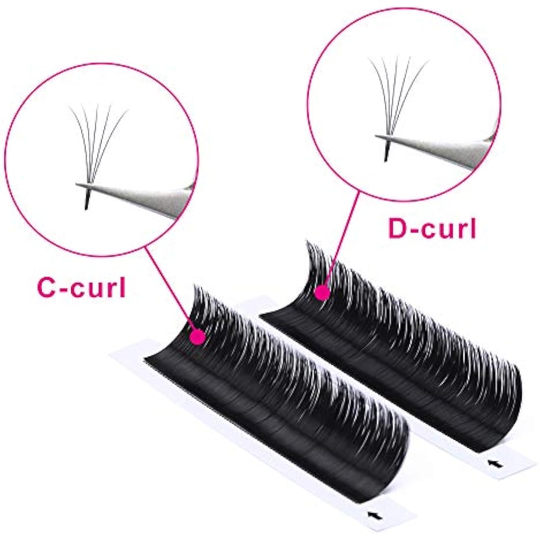 Fadlash Easy Fan Lashes – C Curl 0.07mm Mixed Russian Volume Silk Lashes