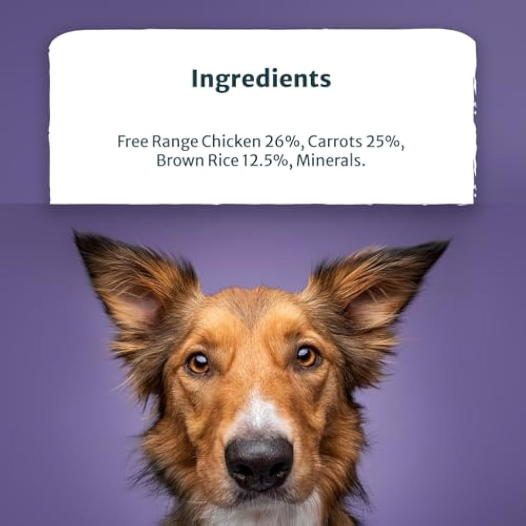 Burns Natural Wet Dog Food - Free Range Chicken & Rice - 12 x 150g