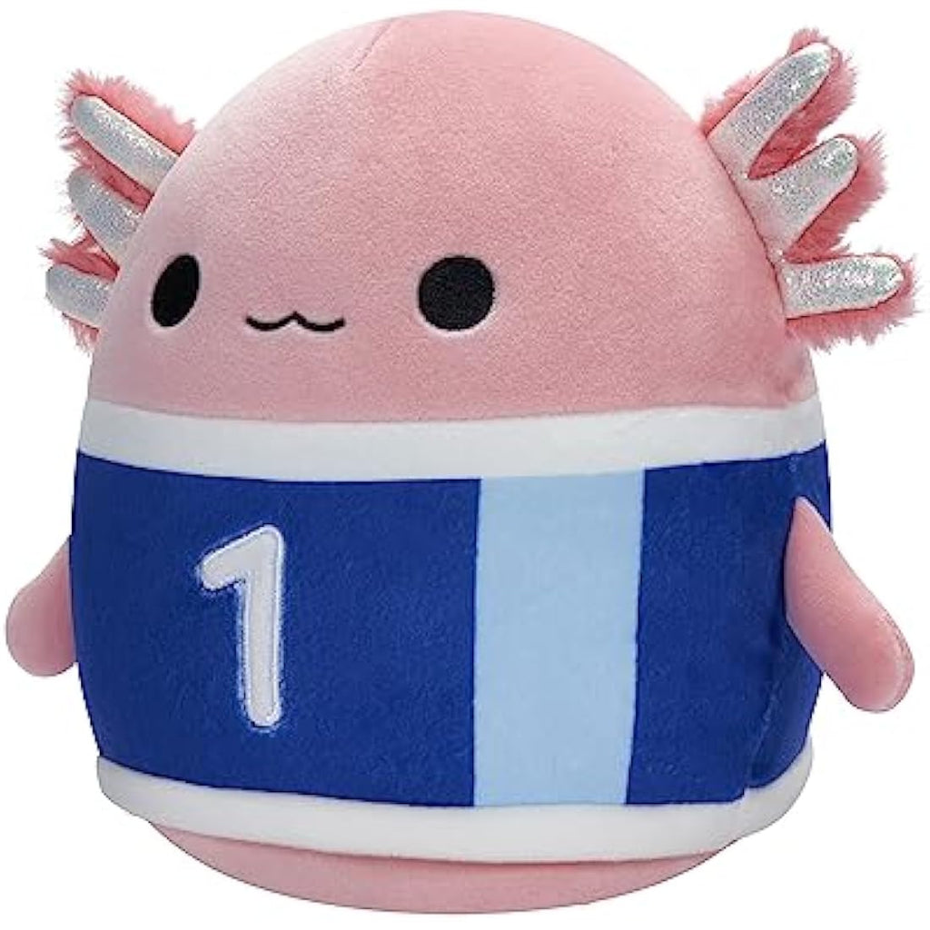 Squishmallows Archie the Axolotl Plush – 7.5-Inch Soccer Jersey Toy