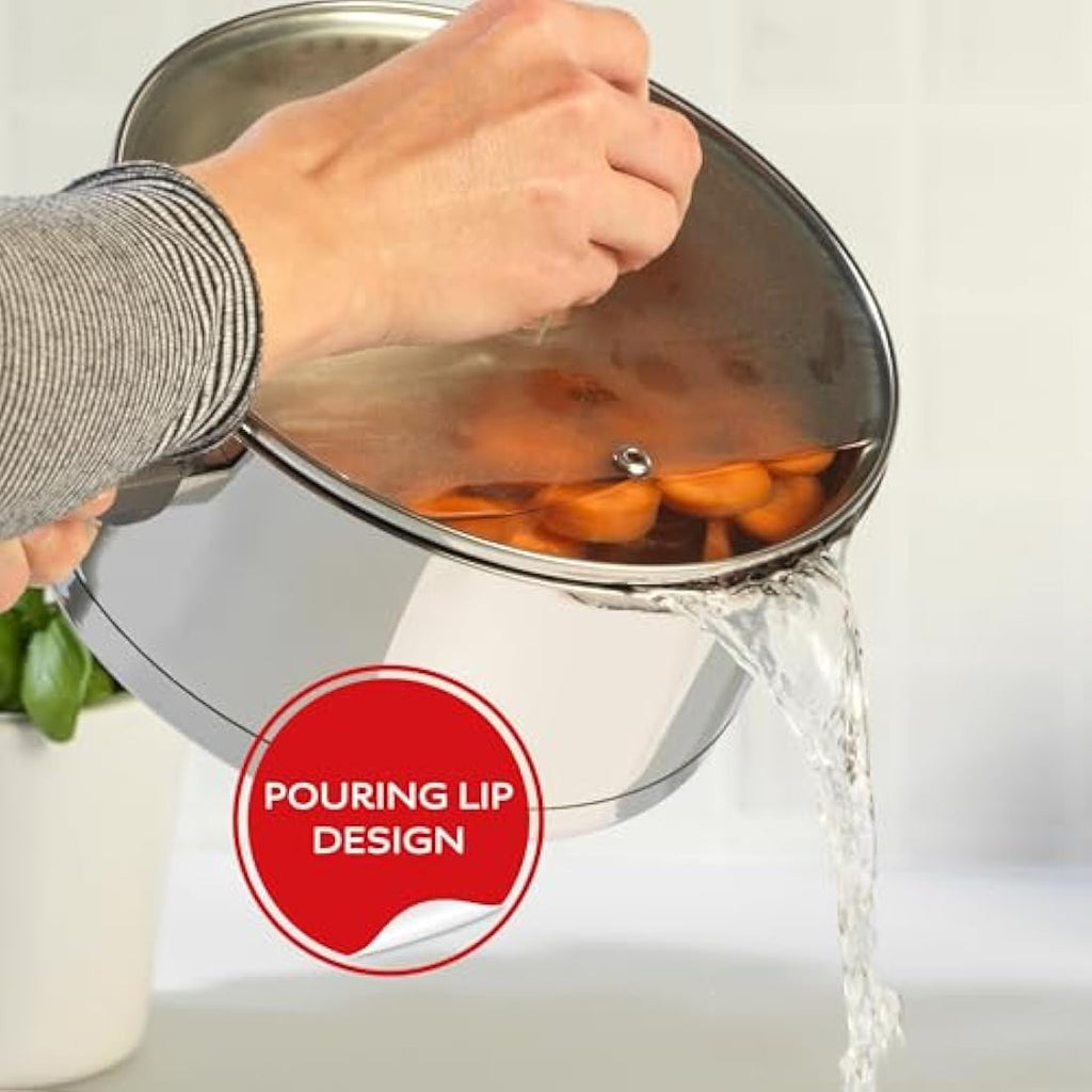 Russell Hobbs Excellence 20cm Stainless Steel Saucepan with Lid