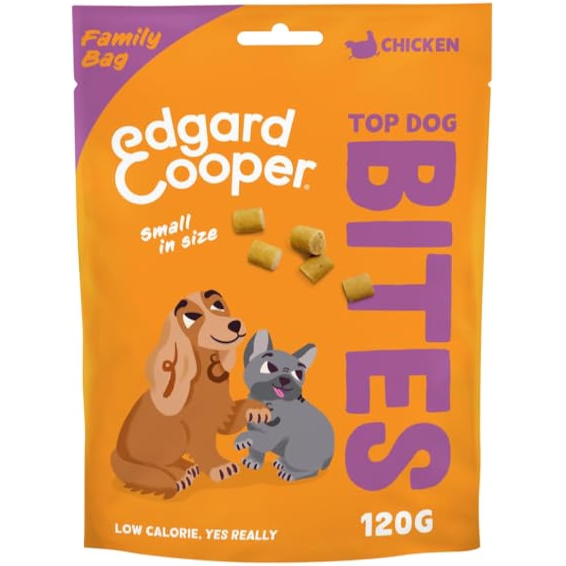 Edgard Cooper Grain Free Chicken Dog Treats | High Protein (10 x 120g)