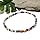 Colorful Glass Seed Bead Anklet – Handmade Boho Elastic Jewelry