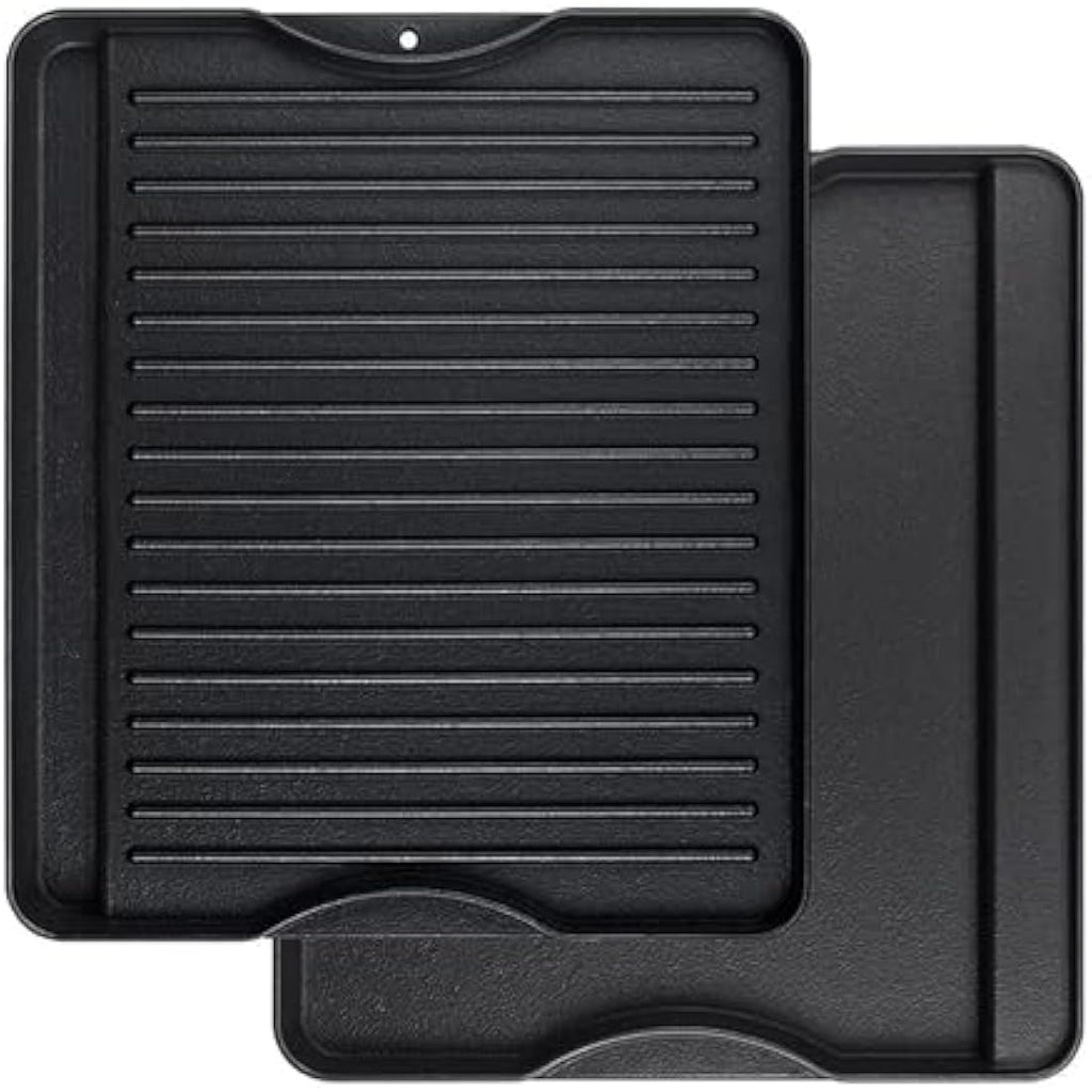 Jolof Store Cast Iron Reversible Grill Griddle for Campchef, 34 x 40 CM