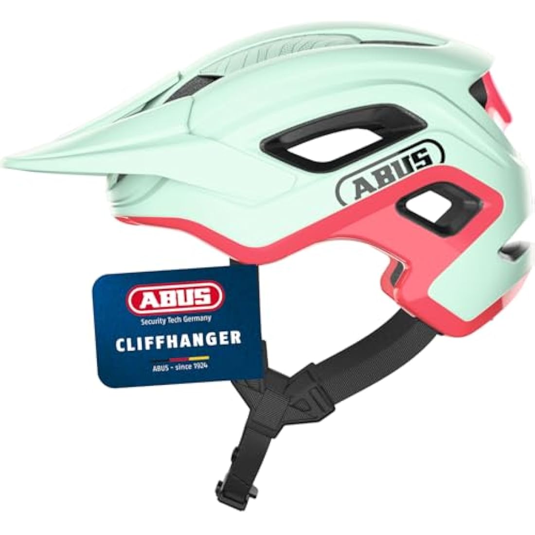 ABUS CliffHanger MTB Helmet – Vented Trail Bike Helmet with Fidlock