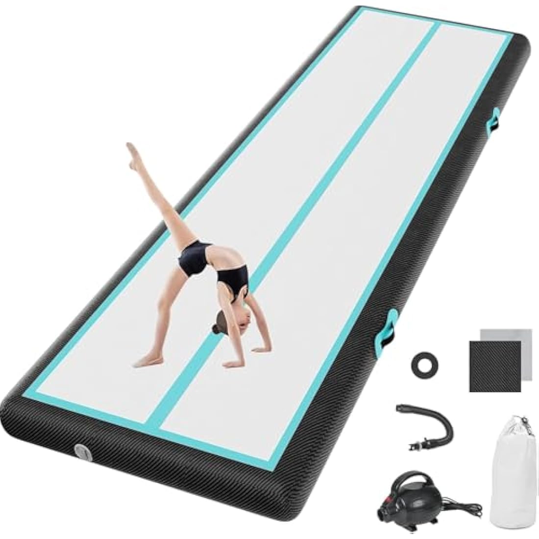 Inflatable Air Gymnastics Tumbling Mat with Air Pump