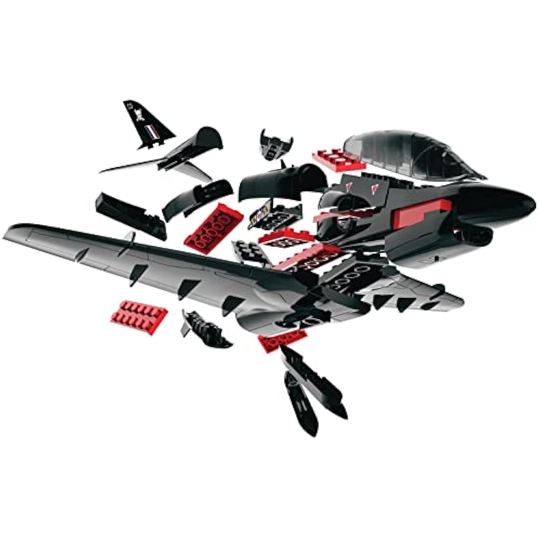 Airfix QUICKBUILD BAE Hawk Model Aircraft Kit – Snap-Together Fighter Jet
