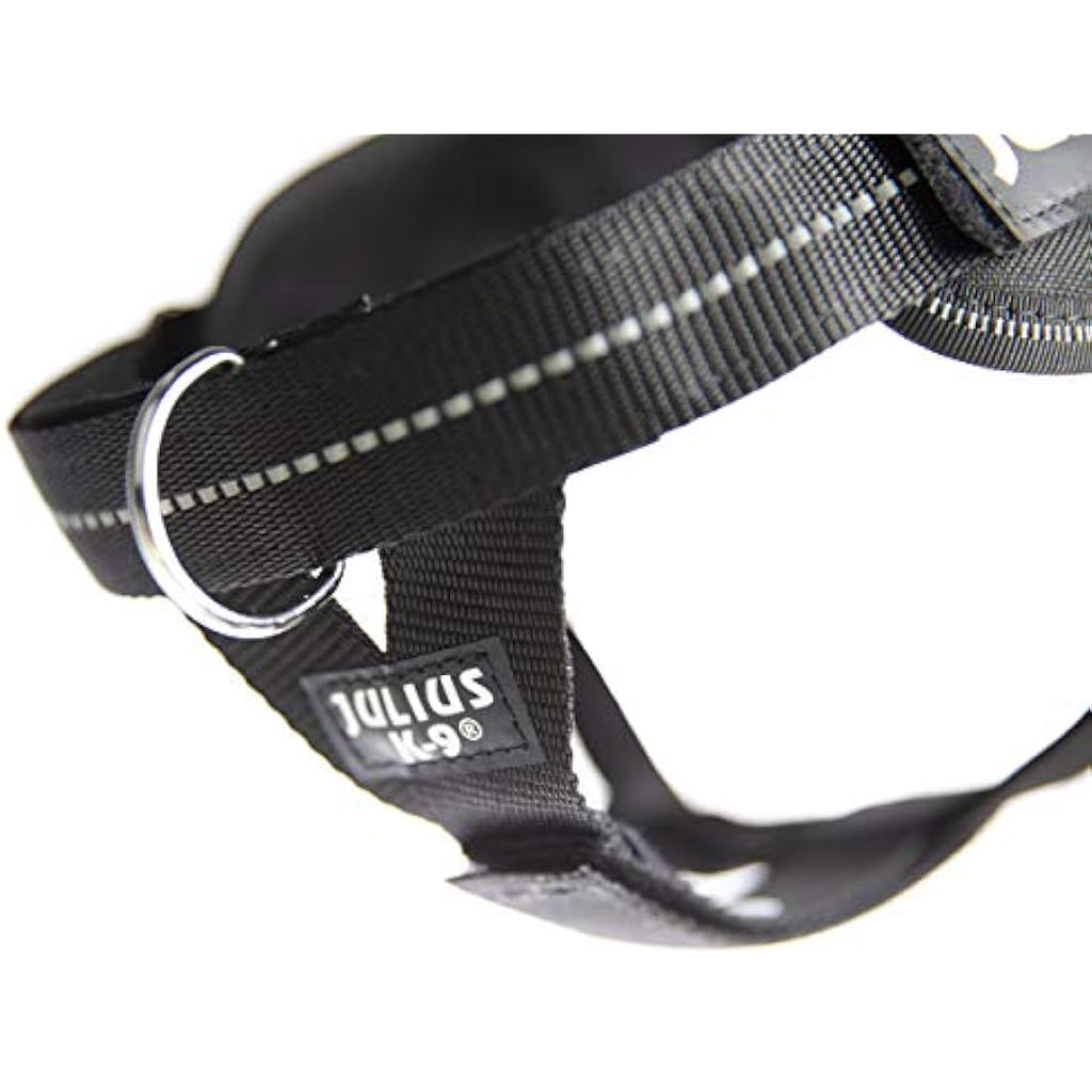 Julius-K9 IDC Powerharness | Reflective Dog Harness - Black - XS