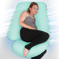 PinkFoggie U-Shaped Cooling Pregnancy Pillow | Full Body Support
